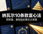 付费文章：纳瓦尔10条致富心法