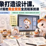 IP形象打造设计课，IP策划设计落地商业变现全流程系统课