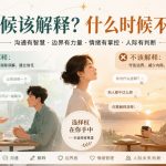 付费文章：什么时候该解释？什么时候不该解释？