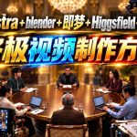 GPT-6 Astra+Blender+即梦+Higgsfield+Suno=终极视频制作方式！