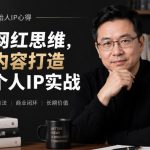 徐沪生创始人IP心得｜跳出网红思维，专业内容打造商业个人IP实战【文档】