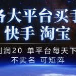 抖音买手项目，一单利润20左右，单号每天下三单，可矩阵，稳定适合长期副业【揭秘】
