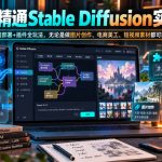 全方位精通Stable Diffusion实战教程｜本地+云端部署+插件全玩法，无论是做图片创作、电商美工、短视频素材都可以落地使用